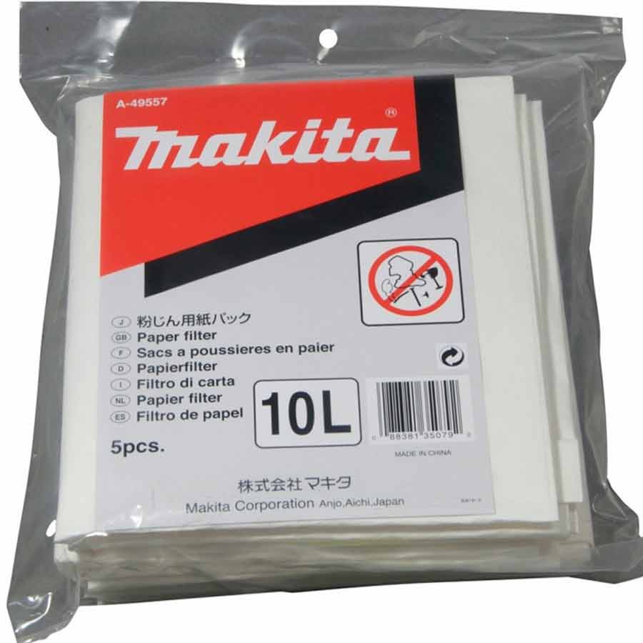 Makita A-49557 paperipussit 10L (5kpl)